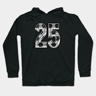 Soccer Number 25 Soccer Jersey #25 Soccer Mom Player Fan Hoodie